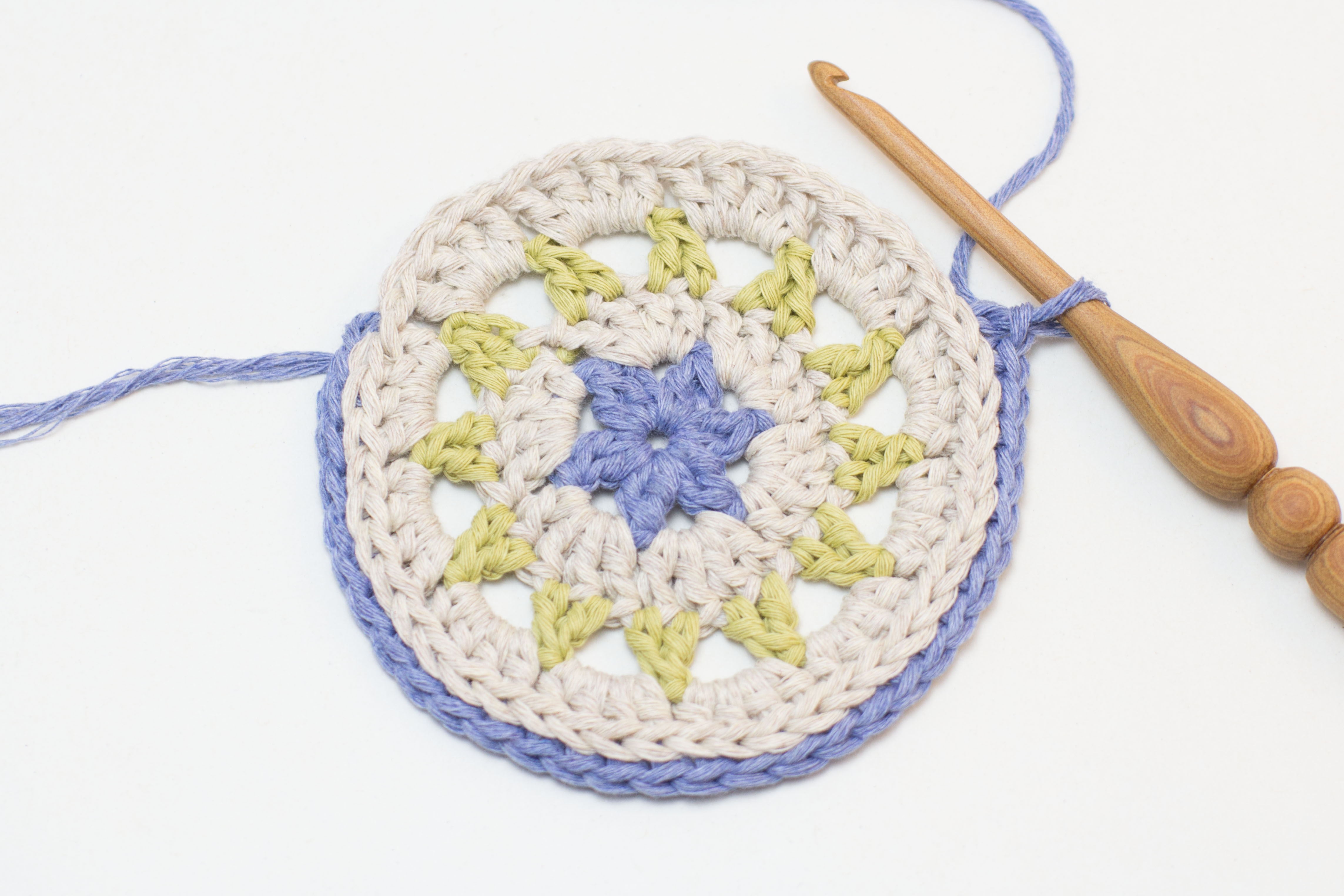 Create Beautiful Handcrafted Crochet Meadowlark Coasters for Your Home Decor