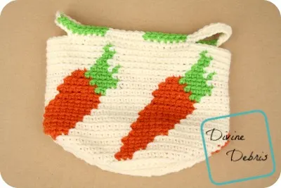 Create a Whimsical Crochet Carrots Basket for Your Home Decor