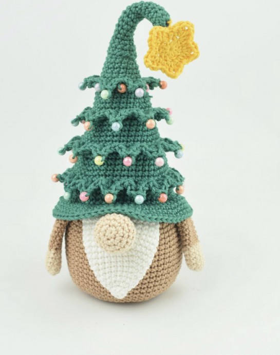 Crochet Christmas Tree Gnome