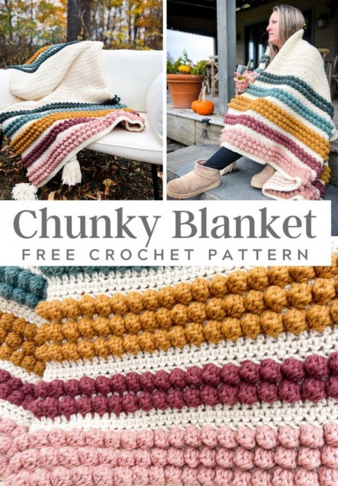 Crochet Chunky Blanket