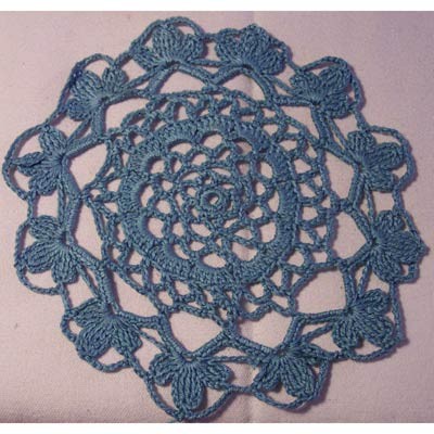 Crochet Capricornus Small Doily - Elegant Craftsmanship for Your Home Decor