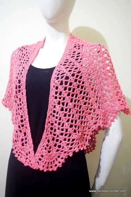Crochet Wendy Summer Shawl Free Pattern - Easy Light and Airy Crochet Shawl for Elegant Summer Style Crochet Wendy Summer Shawl Free Pattern - Easy Light and Airy Crochet Shawl for Elegant Summer Style