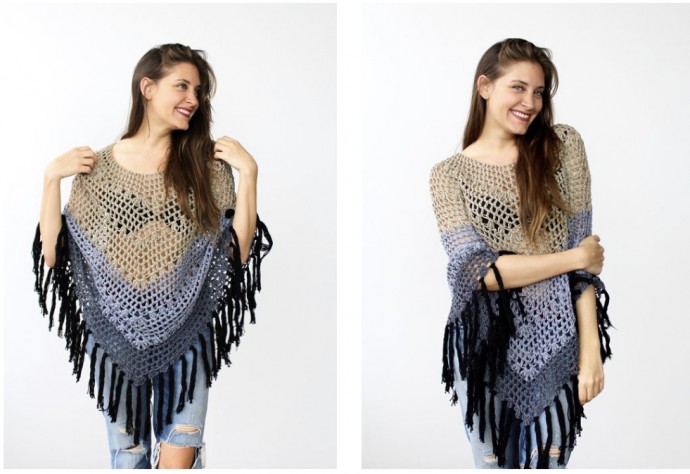 Create Your Own Ombre Canyon Poncho: A Stunning and Versatile Crochet Project for All Skill Levels