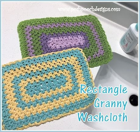 Create Your Own Crochet Rectangle Granny Washcloth - Easy Patterns & Materials Guide Create Your Own Crochet Rectangle Granny Washcloth - Easy Patterns & Materials Guide