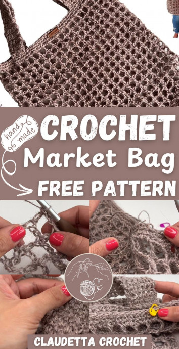 Create Your Own Stylish and Eco-Friendly Crochet Market Bag with This Easy Guide