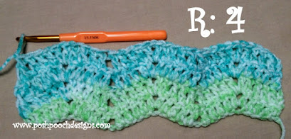 Create Your Own Crochet Frosted Chevron Scarf: Easy Instructions and Materials Needed