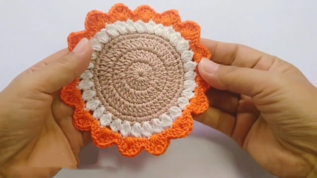 Create Stunning Crochet Flower Coasters for Beautiful Table D&eacute;cor