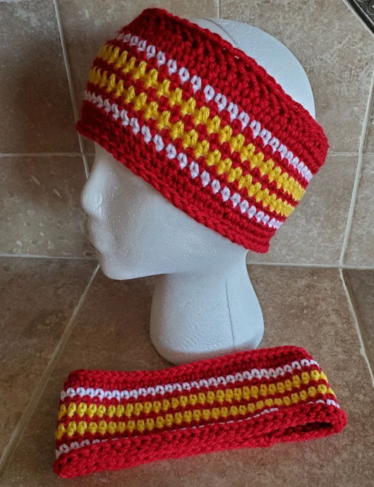 Crochet Spirit Sports Headband