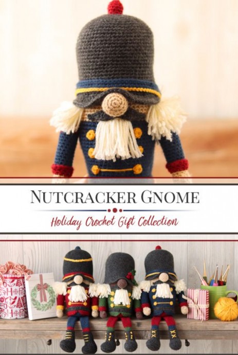 Crochet Nutcracker Gnome (Free Pattern)