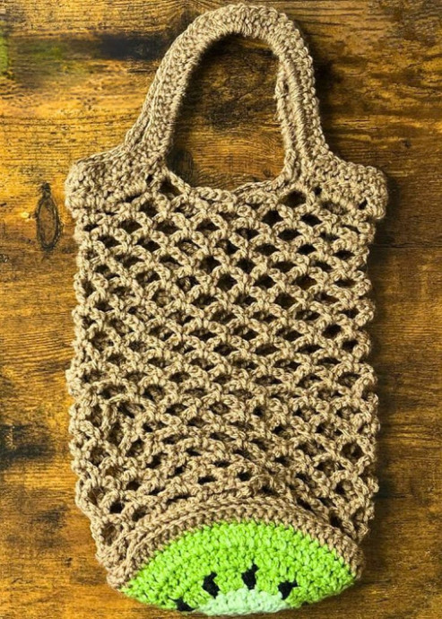 Create Your Own Stylish Crochet Foldable Fruit Market Bag – A Practical Eco-Friendly Solution