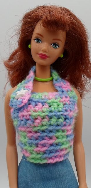Create a Stylish Crochet Halter Top for Barbie: A Step-by-Step Guide