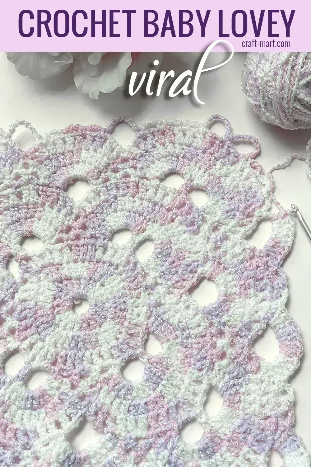 Create the Adorable Crochet Baby Lovey Spring Blossoms - A Perfect Gift for Your Little One