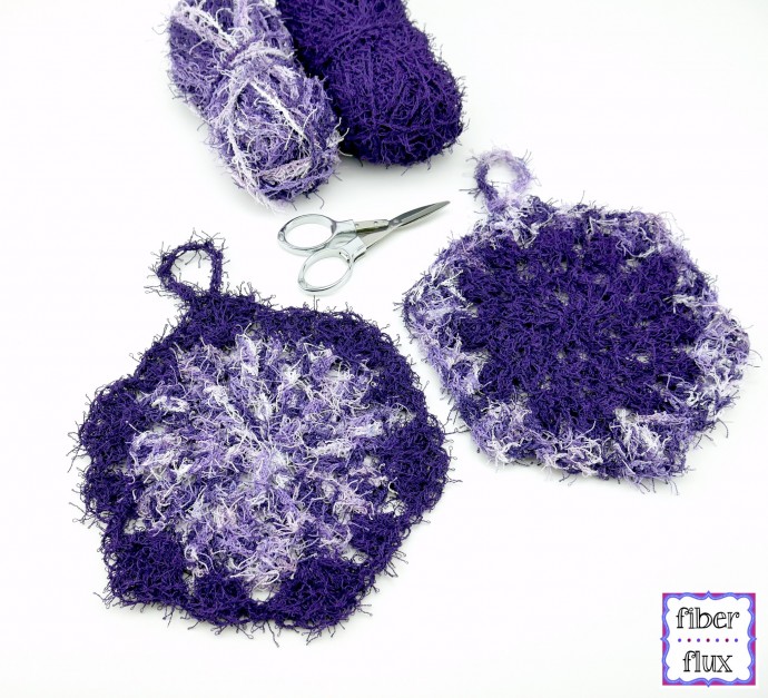 Crochet Hexagon Scrubbies