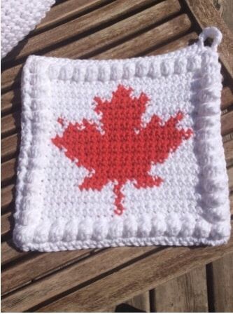 Crochet Canada Maple Leaf Pot Holder/Wash Cloth Pattern: A Stylish Addition to Your Kitchen Crochet Canada Maple Leaf Pot Holder/Wash Cloth Pattern: A Stylish Addition to Your Kitchen