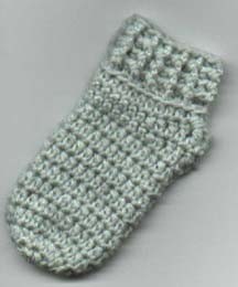 Crochet Newborn Socks