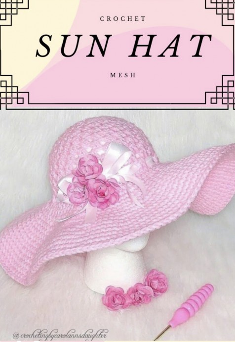 Free Crochet Sun Hat Pattern for Beginners to Intermediate Crocheters | Stylish and Practical Design Free Crochet Sun Hat Pattern for Beginners to Intermediate Crocheters | Stylish and Practical Design