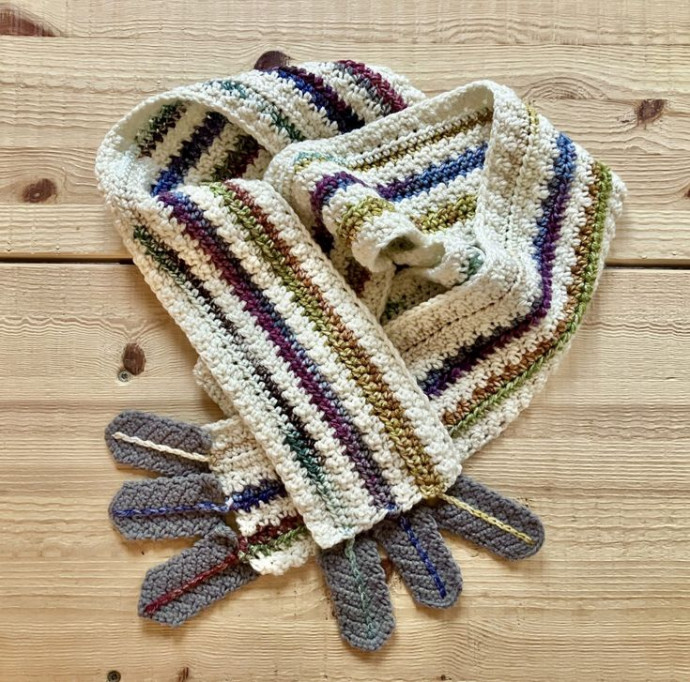 Crochet Arrows Scarf