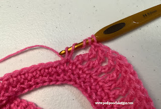 Crochet Pretty In Pink Cowl