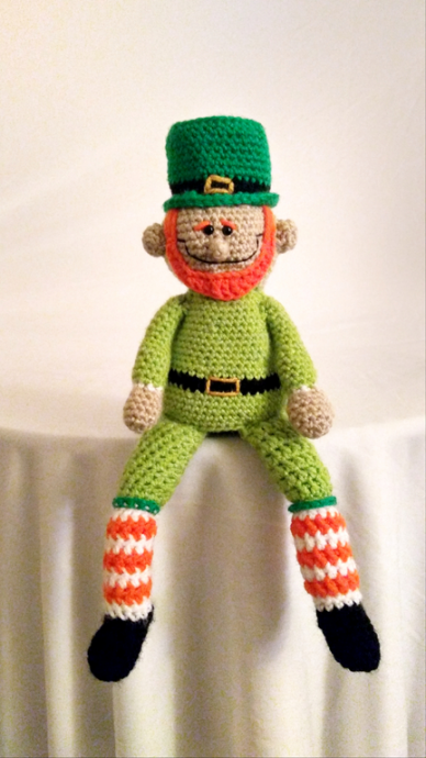Crochet St. Patrick's Day Leprechaun - Free Crochet Pattern