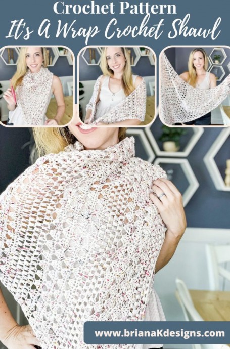 It’s a Wrap Crochet Shawl Free Pattern