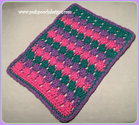 Create Beautiful Crochet Larksfoot Stitch Dish Towels for Your Kitchen