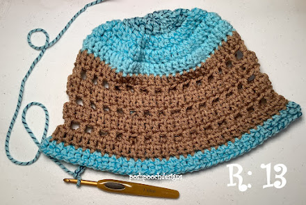 Crochet Sand And Sea Sun Hat