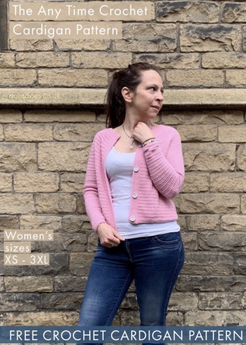 Any Time Cardigan Crochet Pattern