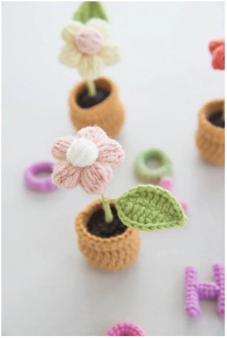 Crochet Puff Flower