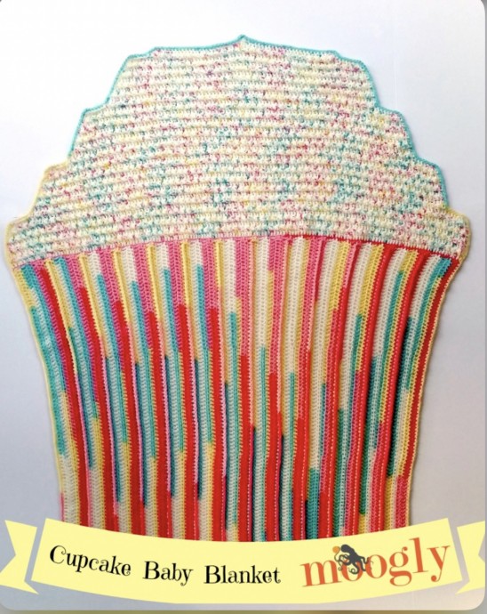 Cupcake Baby Blanket