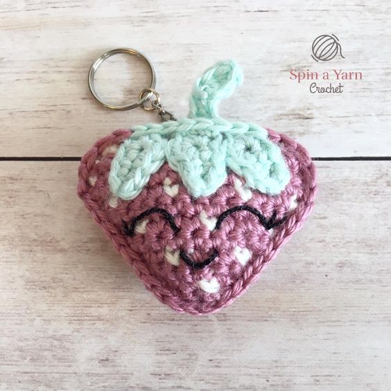 Crochet Kawaii Strawberry
