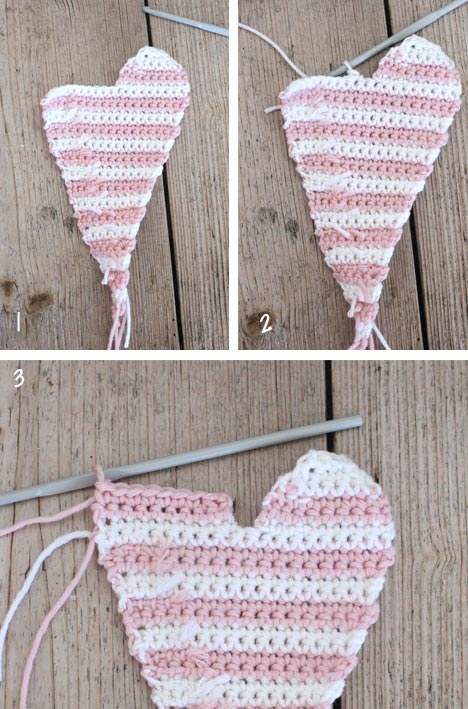Crochet Skinny Heart Pattern - A Delightful, Romantic Charm for Any Craft