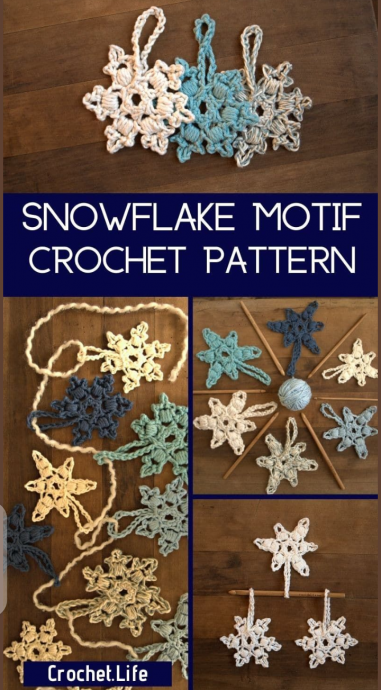 Snowflake Dendrite Motif