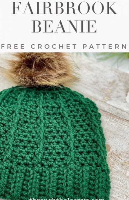 Crochet The Fairbrook Beanie (Free Pattern)