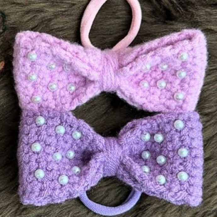 Create Your Own Crochet Beaded Bow Hair Tie: A Fun and Stylish Accessory for Every Occasion