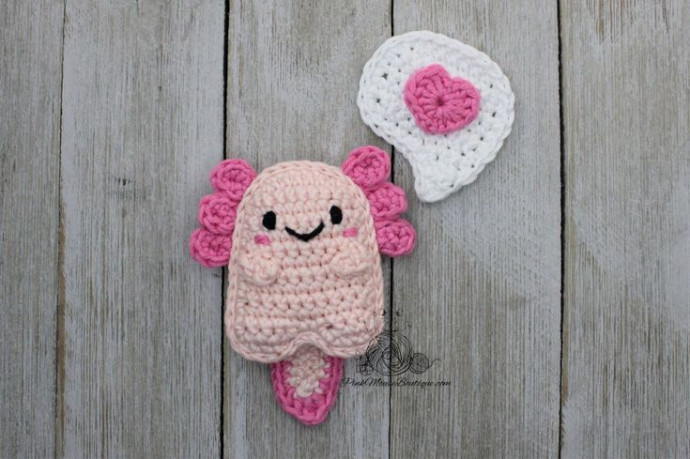 Create a Cute Pocket Valentine Axolotl and Heart: A Perfect Handmade Gift Create a Cute Pocket Valentine Axolotl and Heart: A Perfect Handmade Gift
