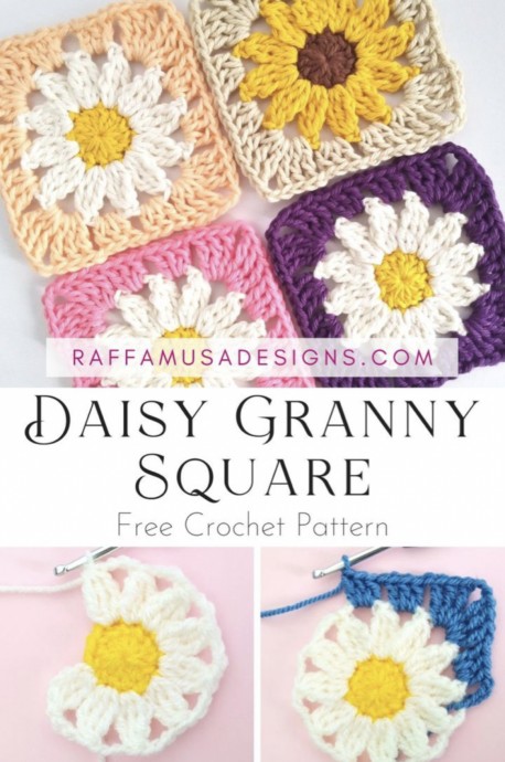 Daisy Granny Square