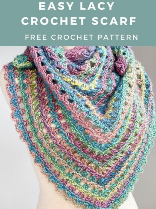 Lacy Crochet Scarf Pattern