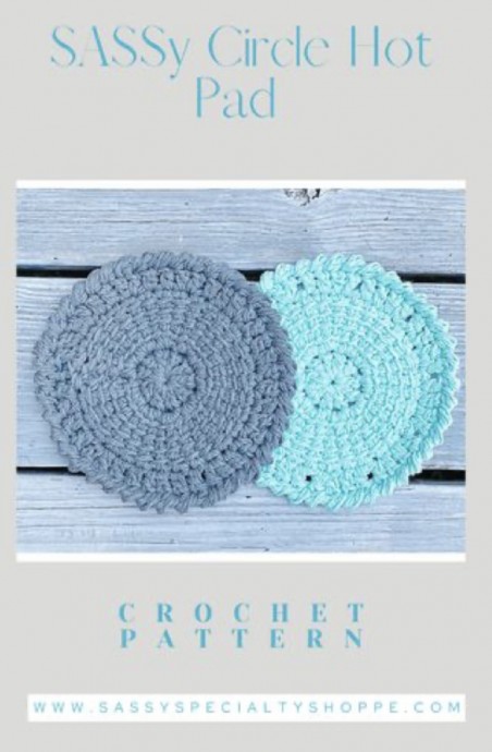 Easy and Fun Crochet Circle Hot Pad Pattern - Perfect for Beginners and Gifts Easy and Fun Crochet Circle Hot Pad Pattern - Perfect for Beginners and Gifts