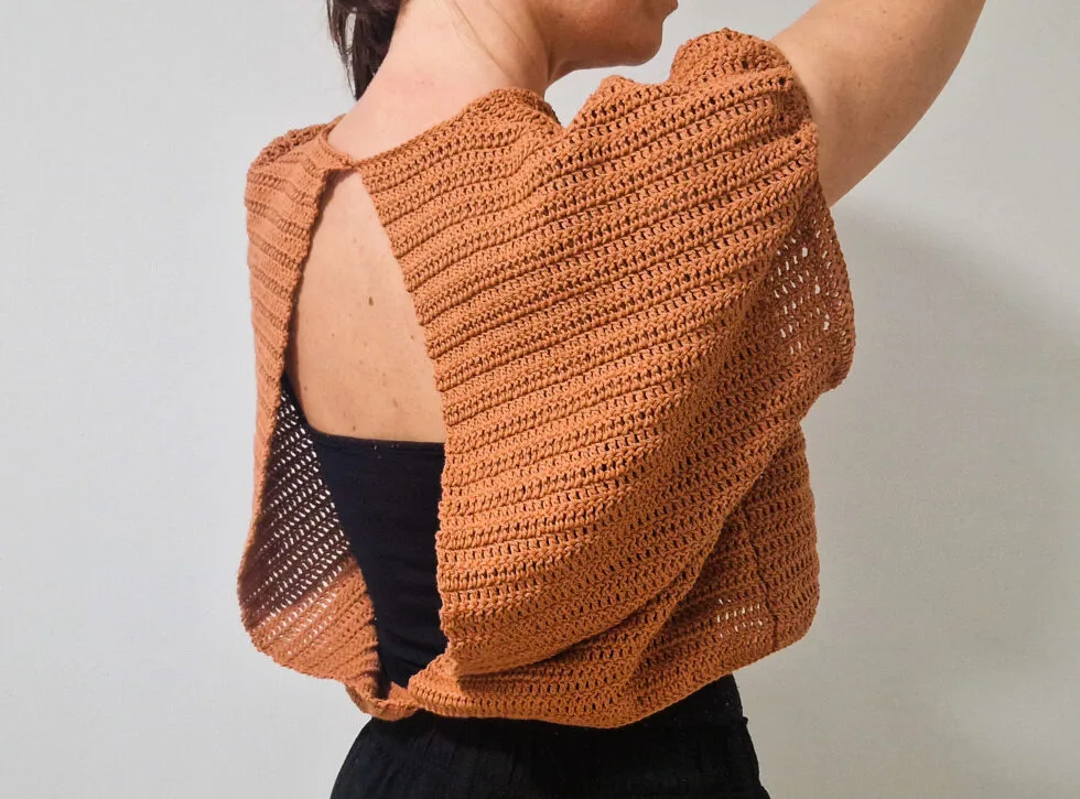 Crochet Open-Back Top