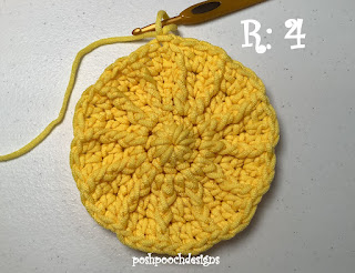 Crochet Citrus Kitchen Scrubbers
