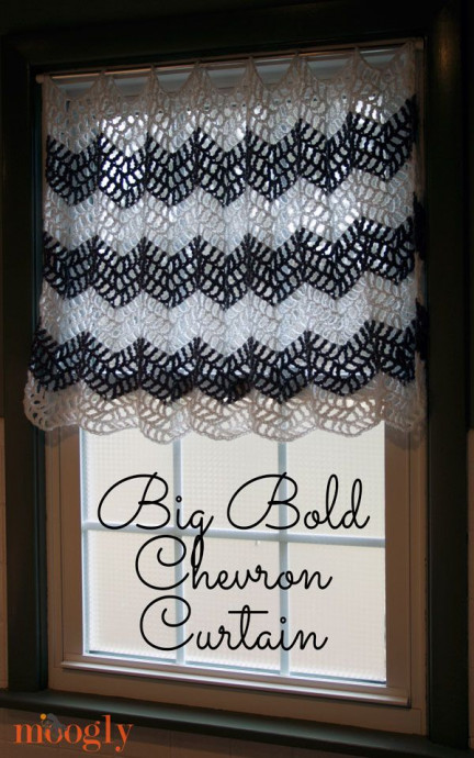 Create Stunning Home Decor with the Crochet Big Bold Chevron Curtain - A Step-by-Step Guide