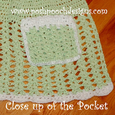 Crochet Sparkle Celery Apron