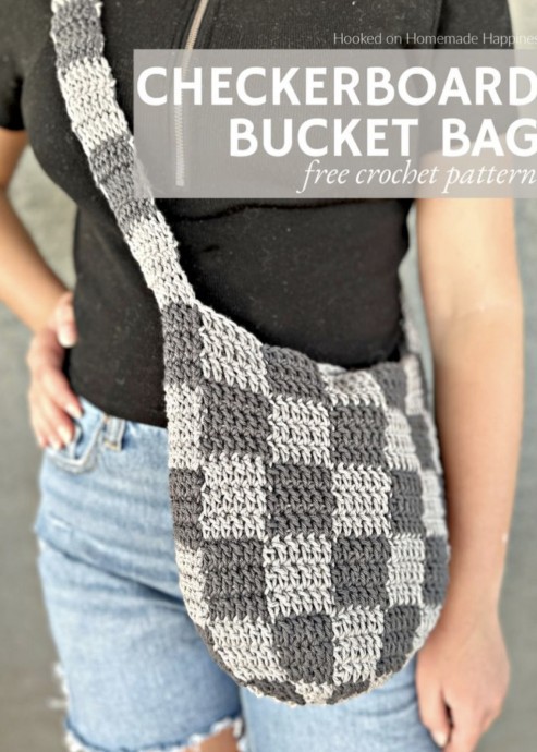 Ultimate Guide to the Checkerboard Bucket Bag Crochet Pattern - Step-by-Step Instructions for Fashionable Accessories Ultimate Guide to the Checkerboard Bucket Bag Crochet Pattern - Step-by-Step Instructions for Fashionable Accessories