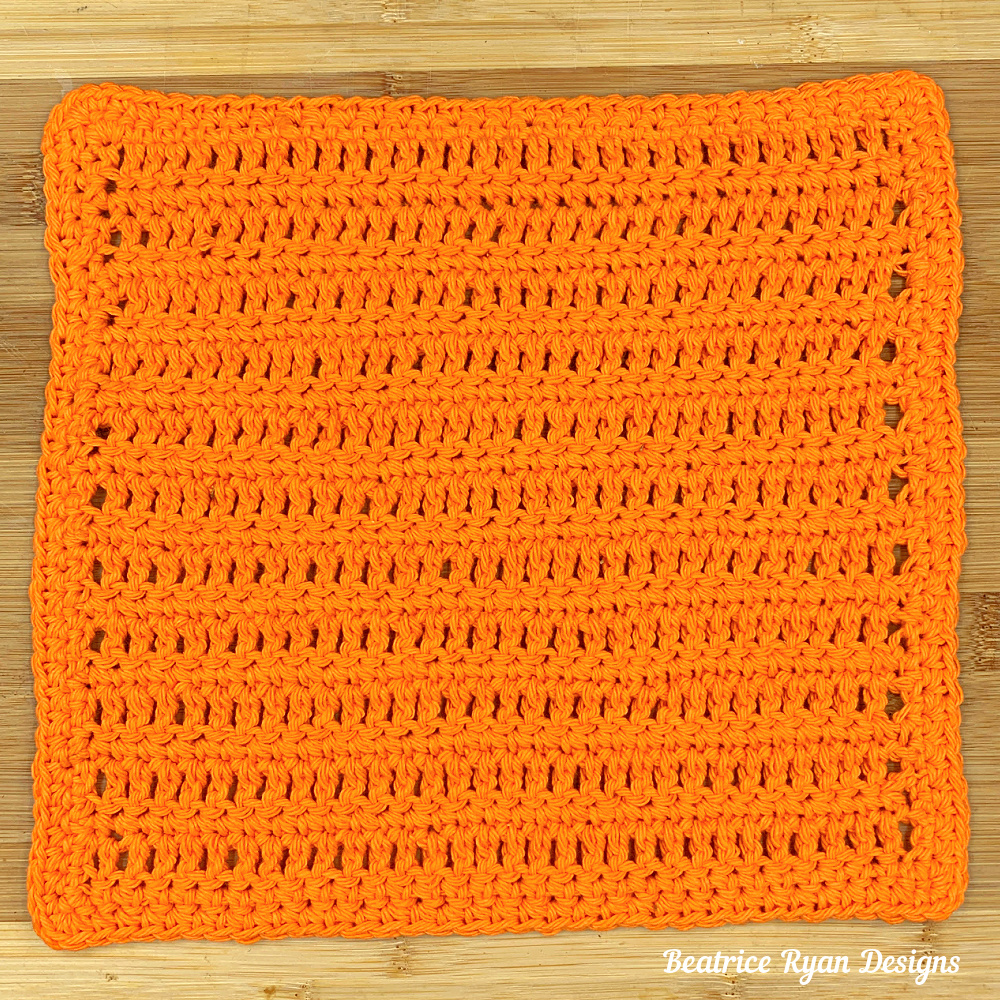 Crochet Squiggles Dishcloth