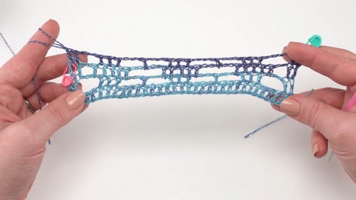 Create a Beautiful Crochet Diamond Lace Scarf - Step-by-Step Guide