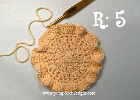 Crochet Lots of Ruffles Coasters