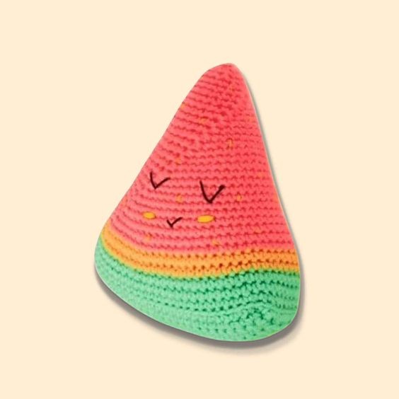 Create Your Own Whimsical Crochet Watermelon Slice: A Fun Crafting Adventure