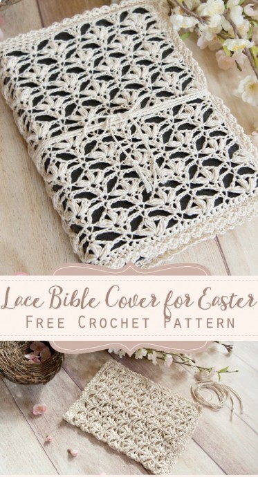Crochet a Lace Bible Cover
