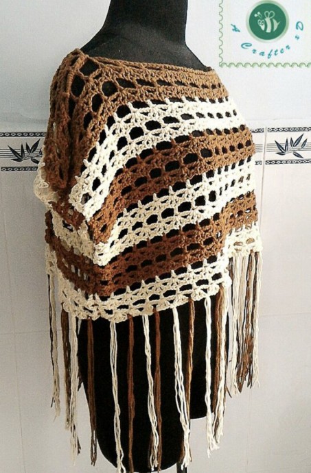 Create Your Own Trendy Oversized Crochet Crop Top with Fringes Create Your Own Trendy Oversized Crochet Crop Top with Fringes