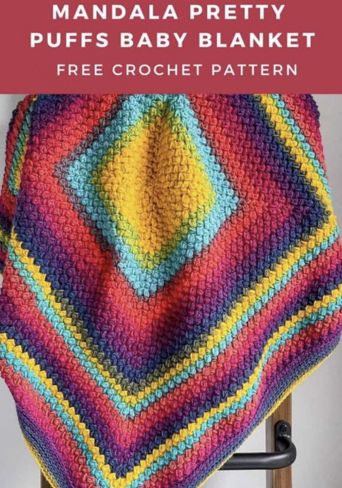 Puff Stitch Crochet Blanket